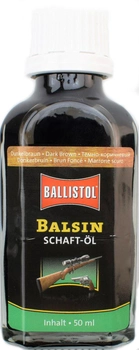 Масло Clever Ballistol Balsin Schaftol 50 мл. для догляду за деревом, темно-коричневий