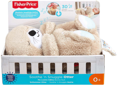 Uspokajacz Fisher-Price Wydra Zestaw prezentowy Słodki odpoczynek (194735047673)