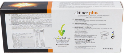 Suplement diety Novadiet Aktiner Plus 20 fiolek (8425652550567)