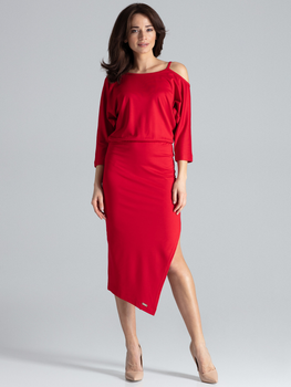 Сукня жіноча Lenitif K479 XL Червона (5902194352512)