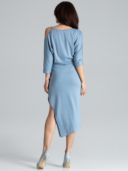 Сукня жіноча Lenitif K479 L Синя (5902194352543)