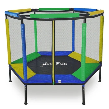 Батут-манеж з захисною сіткою Just Fun Trio 140 см