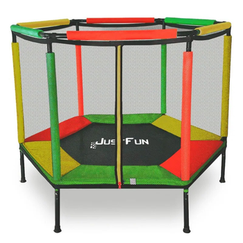 Батут-манеж з захисною сіткою Just Fun Colorfull 140 см