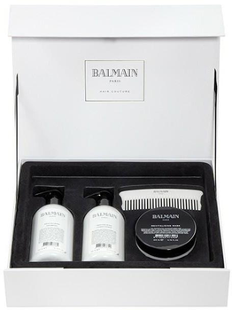Zestaw do pielęgnacji włosów Balmain Hair Couture Revitalizing Care Rewitalizujący Szampon 300 ml + Odżywka 300 ml + Maska 200 ml + Grzebień (8718969474306)