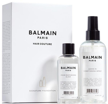Zestaw do pielęgnacji włosów Balmain Signature Foundation Odżywka w sprayu 200 ml + Eliksir 100 ml (8718969477932)