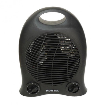 Тепловентилятор Kumtel LX- 6441 портативный обогреватель 3 режима 1000/2000 Вт Black (59114812)