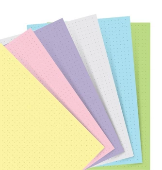 Блок запасной FILOFAX Pocket пастель в точку (132641) 5015142277789