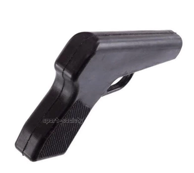 Пистолет макет Киевгума резиновый для единоборств и тренировок удобная ручка 16×12 см чёрный
