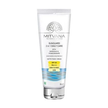 Сонцезахисний крем 2 в 1 для повсякденного догляду Mitvana Sunguard 2in1 Daily Care SPF 30 PA++++ 100 мл