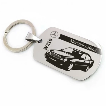 Автомобільний брелок Mercedes-Benz W210 в кузові седан (макет 379)
