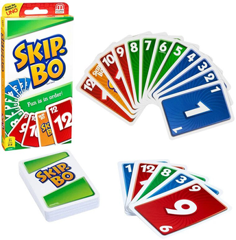 Gra planszowa Uno Mattel Skip-Bo (5011363523704)