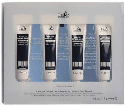 Сироватка для посічених кінчиків La'dor Keratin Power Glue 15 г х 4 шт (8809500815358)