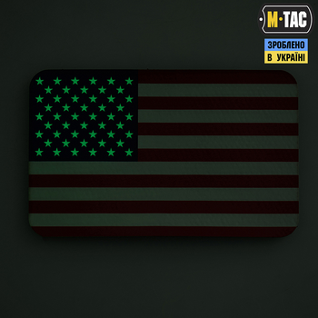 M-Tac нашивка прапор США (80х50 мм) Full Color/GID