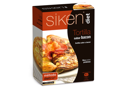Омлет Siken Bacon-Flavoured Omelette 7 Envelopes 620 г (8424657105383)