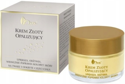 Krem do twarzy nawilżający AVA Laboratorium Golden Opalescent Evening 50 ml (5906323000275)