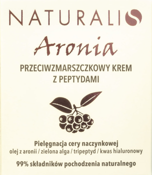 Krem do twarzy Naturalis Aronia Anti-Wrinkle przeciwstarzeniowy 50 ml (5907573460642)