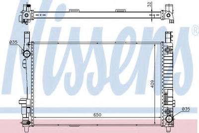 Радиатор охлаждения First Fit Nissens (62799A)