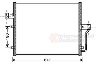 Радиатор кондиционера SSANG YONG (выр-во Van Wezel) Van Wezel (81005082)