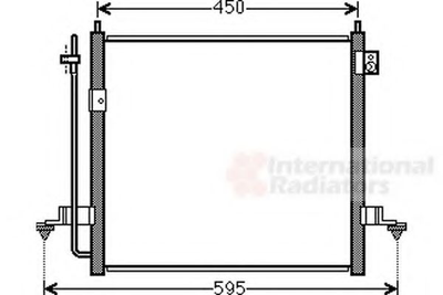 Конденсор кондиціонера MITSUBISHI L200 06>15 (Van Wezel) Van Wezel (32005218)