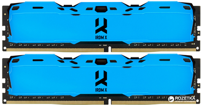 Оперативна пам'ять Goodram DDR4-3000 16384MB PC4-24000 (Kit of 2x8192) IRDM X Blue (IR-XB3000D464L16S/16GDC)
