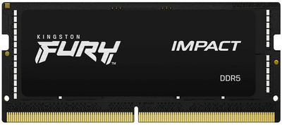 Pamięć Kingston Fury SODIMM DDR5-4800 32768MB PC5-38400 Impact Black (KF548S38IB-32)