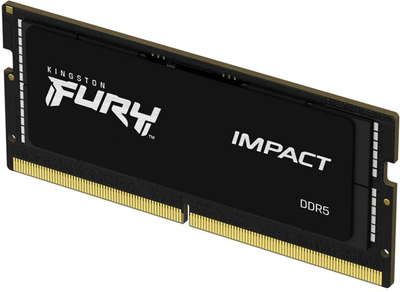 Оперативна пам'ять Kingston Fury SODIMM DDR5-4800 32768MB PC5-38400 Impact Black (KF548S38IB-32)