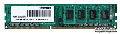Pamięć Patriot DDR3-1600 4096MB PC3-12800 Signature Line (PSD34G160081)