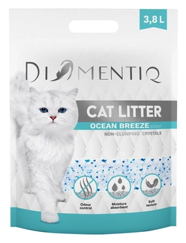 Наповнювач котячий Diamentiq Cat litter Ocean Breeze силіконовий не злипається 3.8 л (DLKDIQZWI0008)