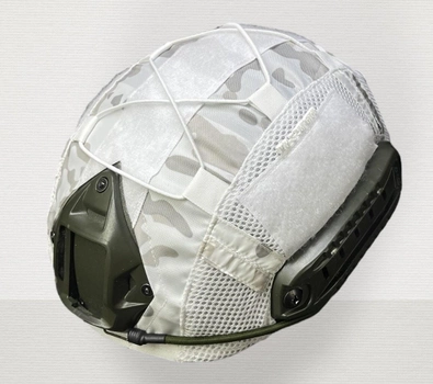 Кавер чехол на шлем каску фаст Fast Tor-D Multicam Alpine на Зиму из ткани rip stop Размер XL