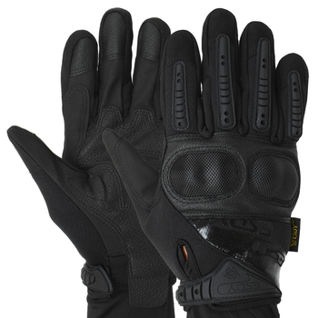 Тактичні рукавички з посиленим протектором MECHANIX MPACT 3 Розмір XL чорні BC-4923