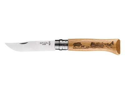 Складаний ніж 85мм, дуб Opinel Animalia Wild Boar 08 002331