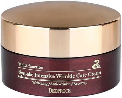 Крем для обличчя зі зміїною отрутою Deoproce Syn-Ake Intensive Wrinkle Care Cream 100g.