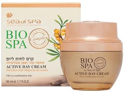 Захисний денний крем з маслами моркви та обліпихи Sea of ​​Spa Bio Spa