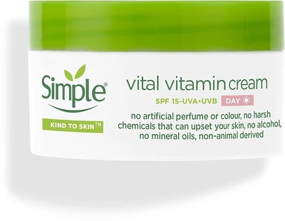 Витаминный дневной крем - Simple Kind To Skin Vital Vitamin Cream 50ml (50ml) (1016598-1346901-2)