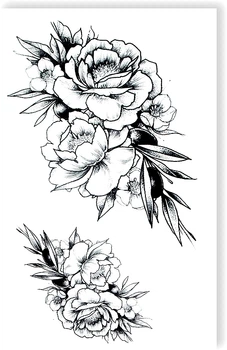 Временное тату "2 букета" - Ne Tattoo Временное тату "2 букета" (1шт) (982381-0-2)