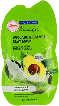Очищающая глиняная маска для лица "Авокадо и овсяная мука" Freeman Feeling Beautiful Facial Mask 15ml (658954-968398-2)