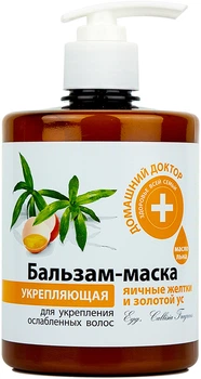 Бальзам-маска "Яичные желтки и золотой ус" Домашний Доктор 500ml (500 мл) (404658-510772-2)