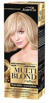 Спрей для освітлення волосся Joanna Multi Blond Hair Reflex Keratin Complex Spray Lightener 150ml 787844