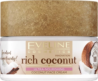 Ультрапитательный крем для лица Eveline Cosmetics Rich Coconut Face Cream 50ml (913929-838563-2)