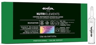 Интенсивный восстанавливающий лосьон для волос - Parisienne Italia Evelon Pro Nutri Elements Action Intensive Treating Lotion 10x12ml (964691-1226258-2)