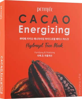 Гидрогелевая тонизирующая маска для лица с экстрактом какао Petitfee & Koelf Cacao Energizing Hydrogel Face Mask 5x32g (5x32g, 32g) (900126-858343-2)