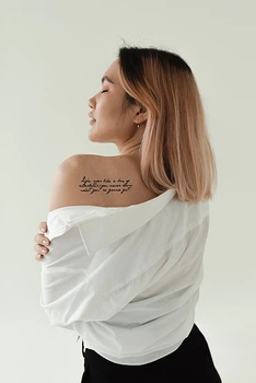 Временное тату "Life was like…" - Ne Tattoo Временное тату "Life was like…" (1шт) (982365-0-2)