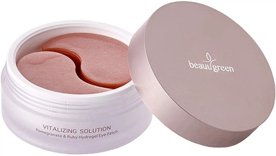 Гідрогелеві патчі з гранатом та рубіновою пудрою BeauuGreen Pomegranate & Ruby Hydrogel Eye Patch 60шт (60шт) (833347-962247-2)