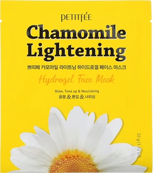 Гідрогелева маска для обличчя з екстрактом ромашки Petitfee & Koelf Chamomile Lightening Hydrogel Face Mask 32g (816217-856681-2)