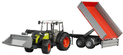 Traktor Bruder 02112 CLAAS Nectis 267 F Frontloader and Trailer (4001702021122)