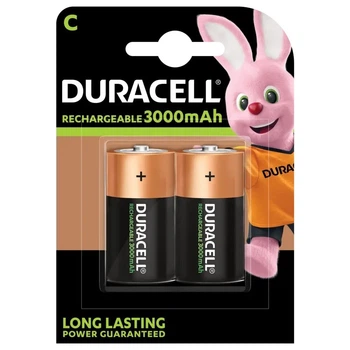 Аккумулятор Ni-MH C / R14 1.2 V 3000 mAh (2шт) Duracell