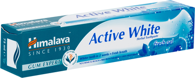 Відбілювальна зубна паста Himalaya Herbals Active White Fresh Gel 75 мл (6291107220079)