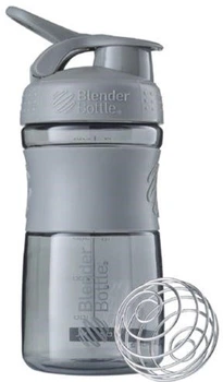 Шейкер BlenderBottle SportMixer с шариком 590 мл Серый (SM 20oz Grey)