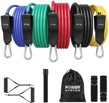 Универсальный набор трубчатых эспандеров Power System PS-4099 Total Expander Set (4099MX-0)