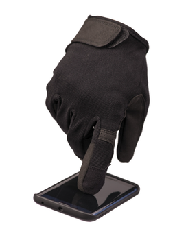 Перчатки Mil-Tec Сенсорные для телефона L Черные () M-T